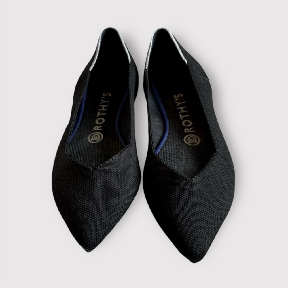 Rothy's the pointe- Black Pointed-Toe flat